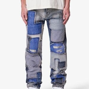 mnml Straight Patchwork Denim - Multi Size 28Multi / 28